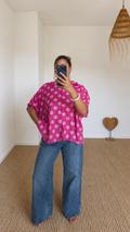 Chemise à pois