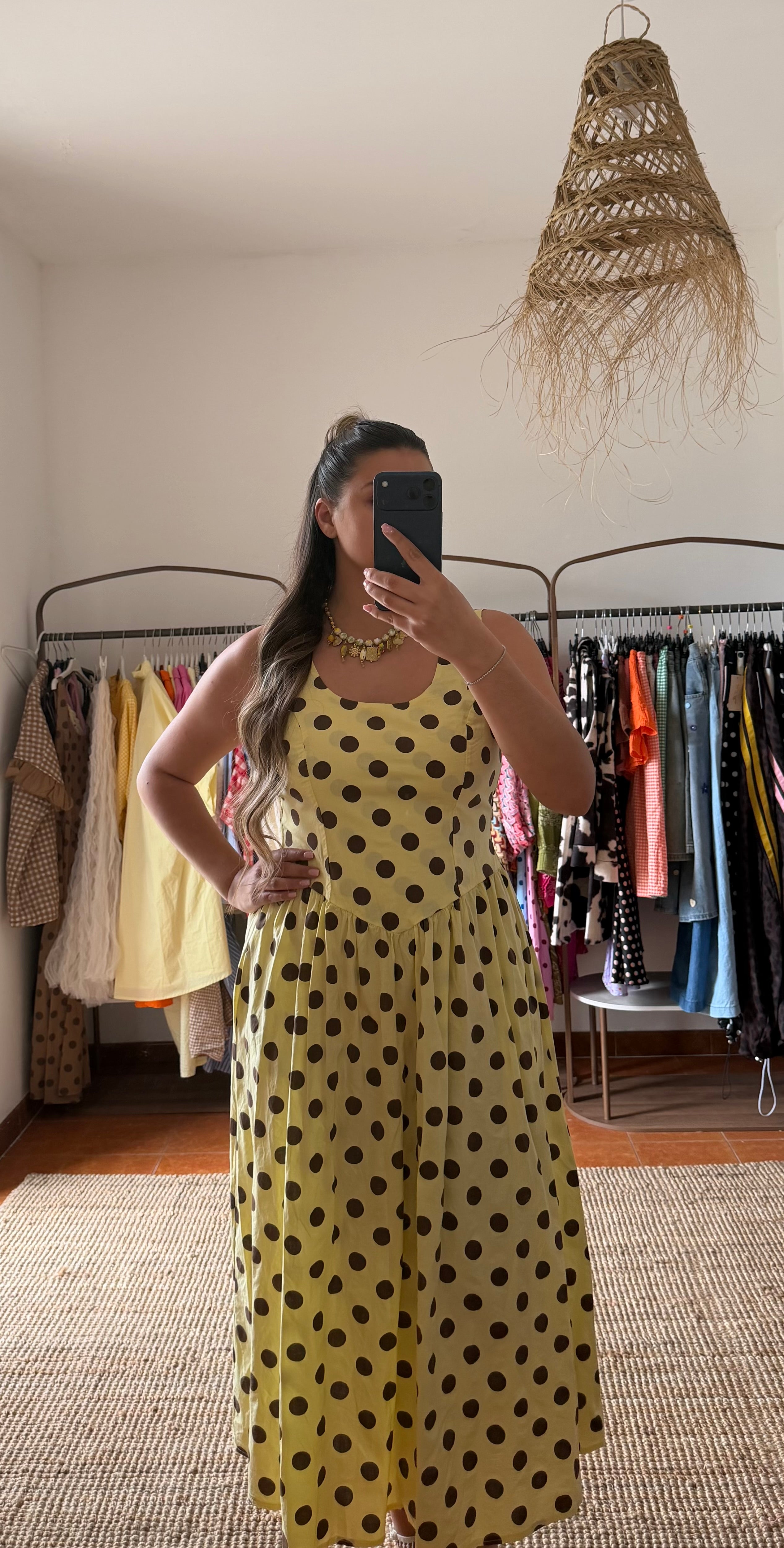 Robe à pois