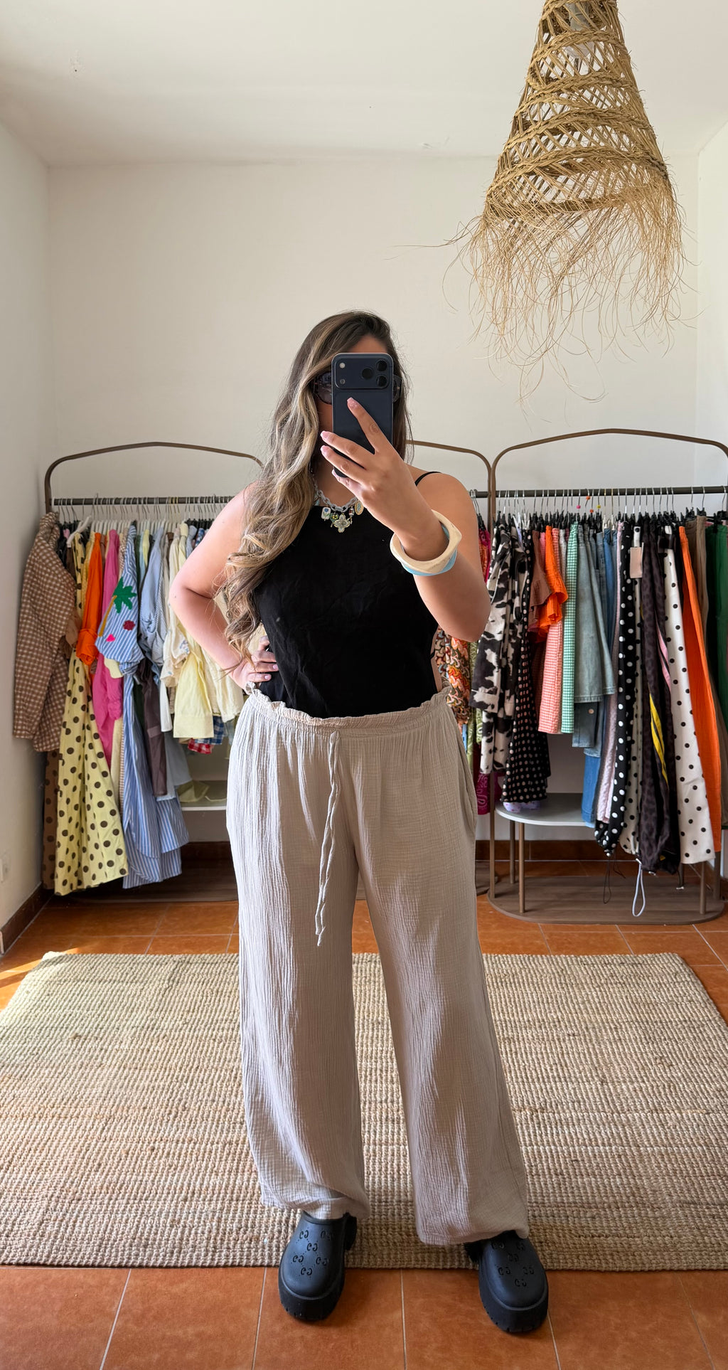 Pantalon coton