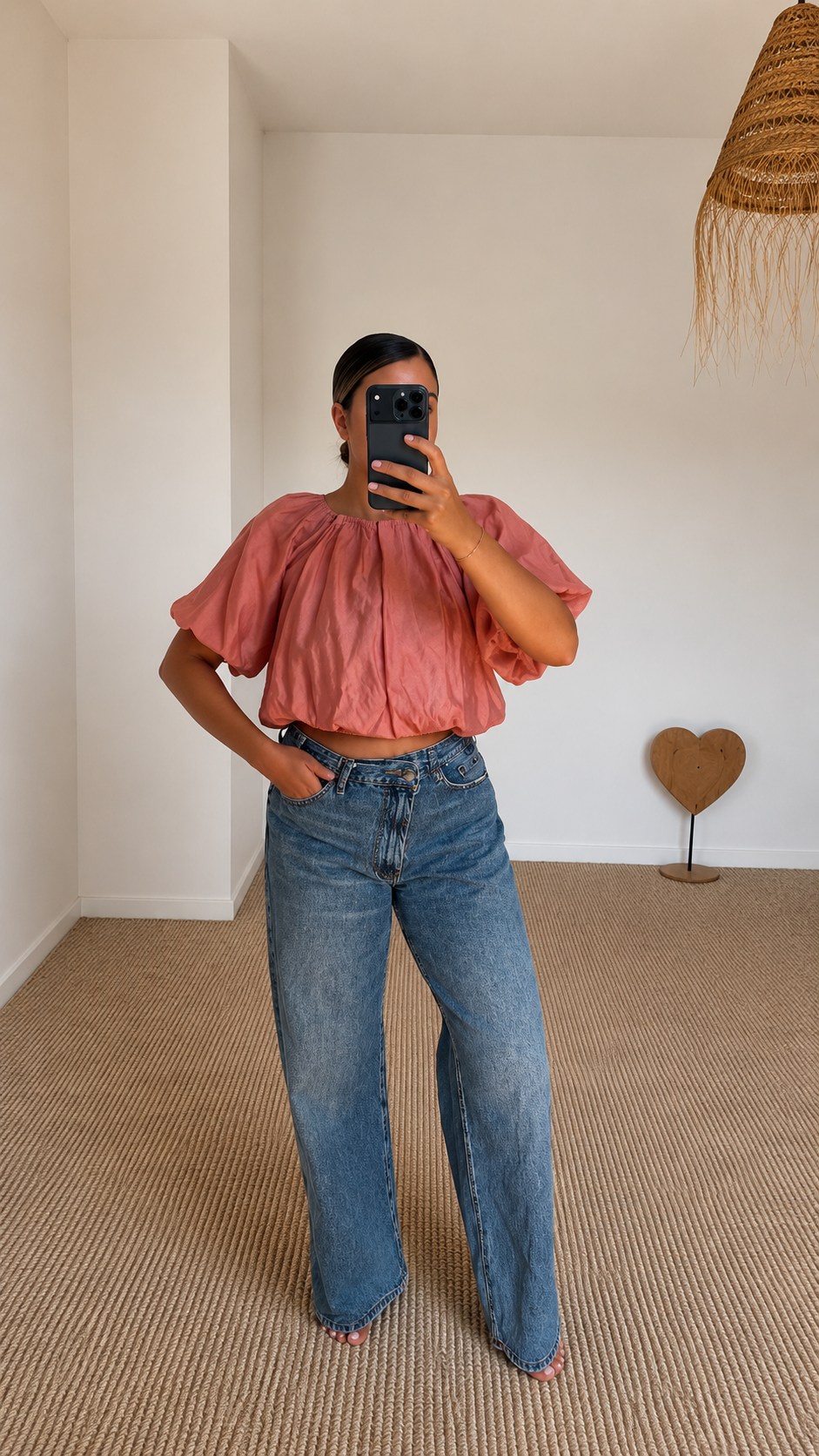 Blouse à manche bouffante
