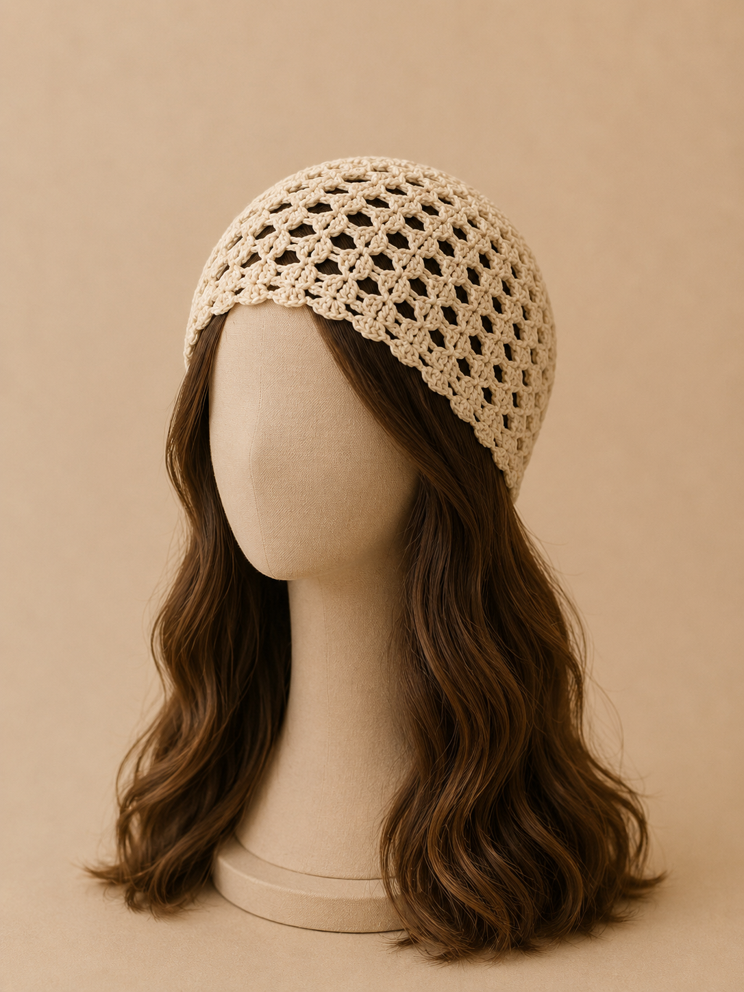Bonnet en crochet ￼